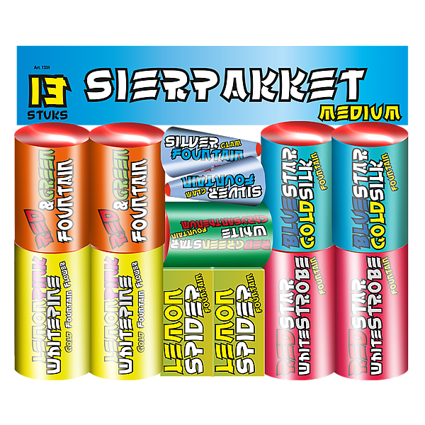 Vuurwerk - Sierpakket Medium vuurwerkpakket