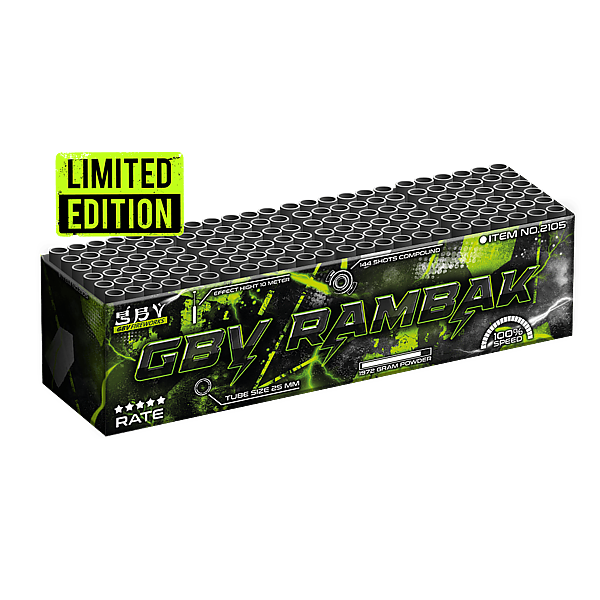 Vuurwerk - GBV Rambak 144 shots 25mm compound