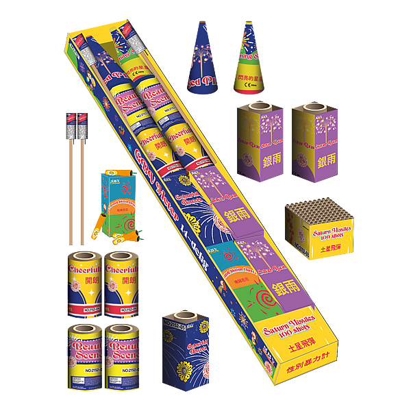 Vuurwerk - GBV Meter vuurwerk meterpakket