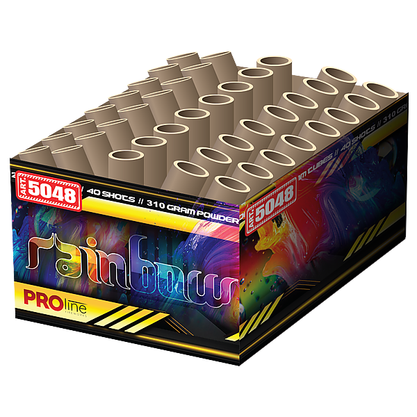 Vuurwerk - Rainbow 40 shots 20mm