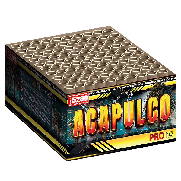 Vuurwerk - Acapulco 100 shots 20mm cake