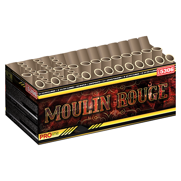 Vuurwerk - Moulin Rouge 60 shots 25m compound