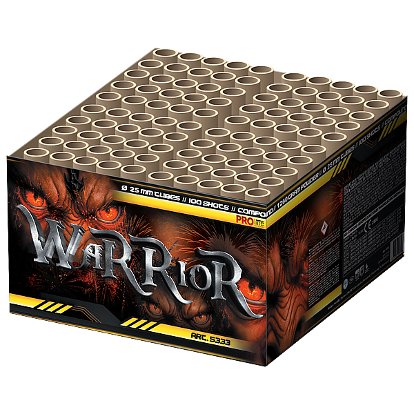Vuurwerk - Warrior 100 shots 25mm compound