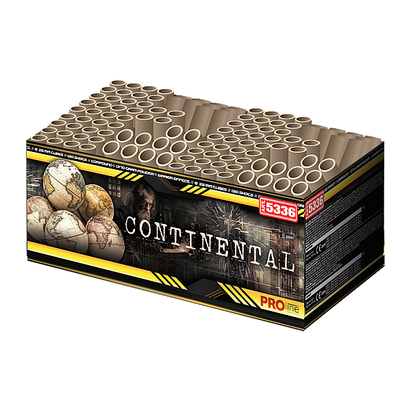 Vuurwerk - Continental 120 shots 25mm compound