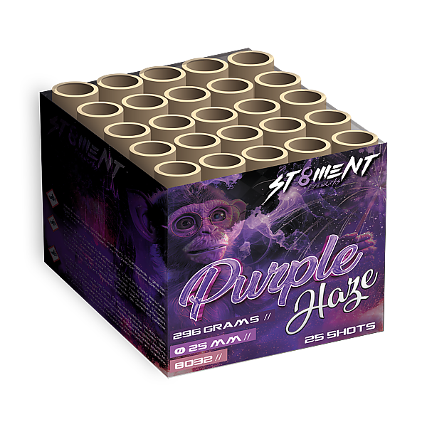 Vuurwerk - Purple Haze 25 shots 25mm cake