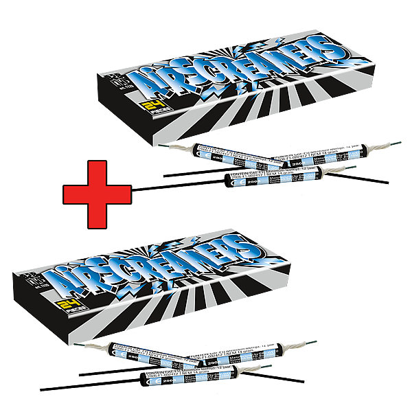 Vuurwerk - Air Screamers 1 + 1 24+24 luchthuilers