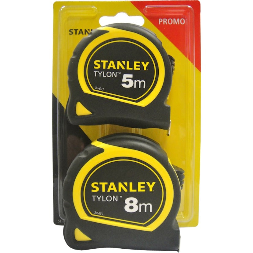 Stanley Rolbandmaat Tylon 5m + 8m - Promopack
