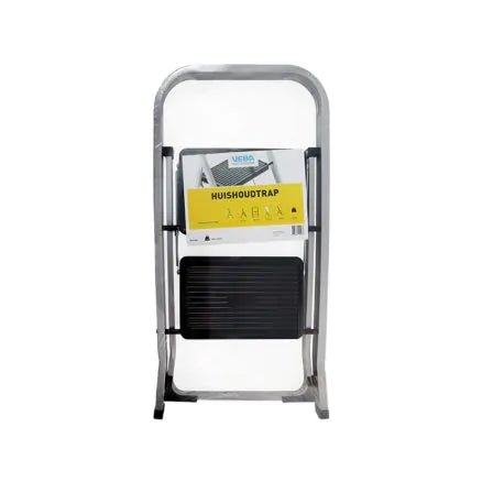 VEBA Huishoudtrap 2-tree staal max. 150KG - Berensen Bouwmarkt B.V.