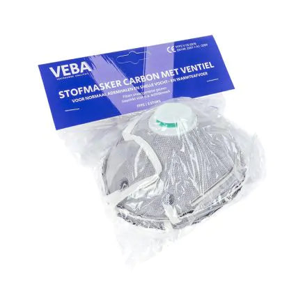 VEBA mondkapjes/stofmaskers FFP2 tegen geur + ventiel 2 stuks - Berensen Bouwmarkt B.V.