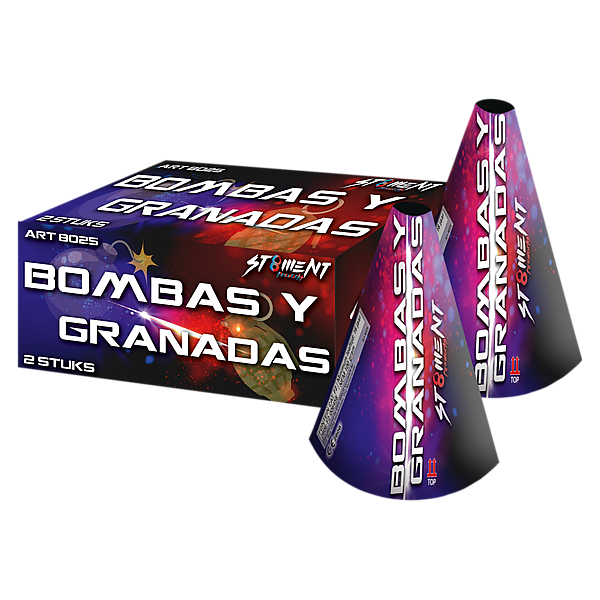 Vuurwerk - Bombas y Granadas 1+1 knetterfontein