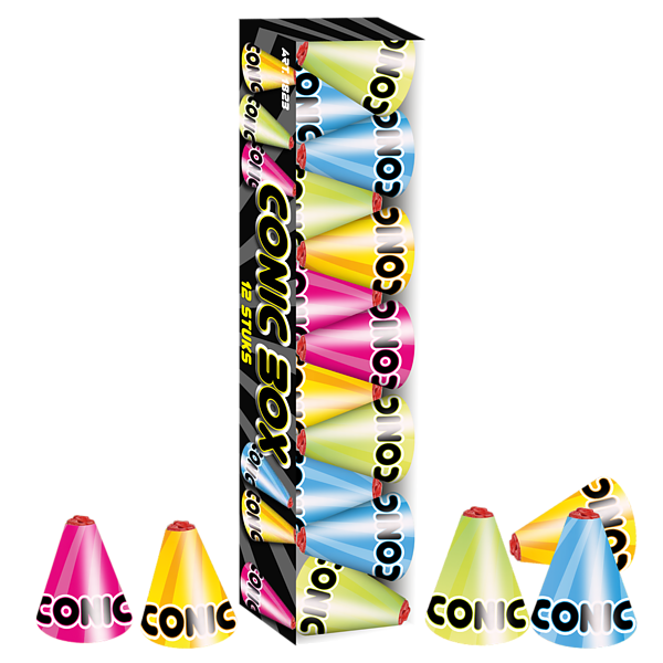 Vuurwerk - Conic Box 12 fonteinen