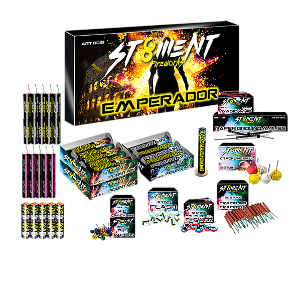 Vuurwerk - Emperador Box 205-delig vuurwerkpakket