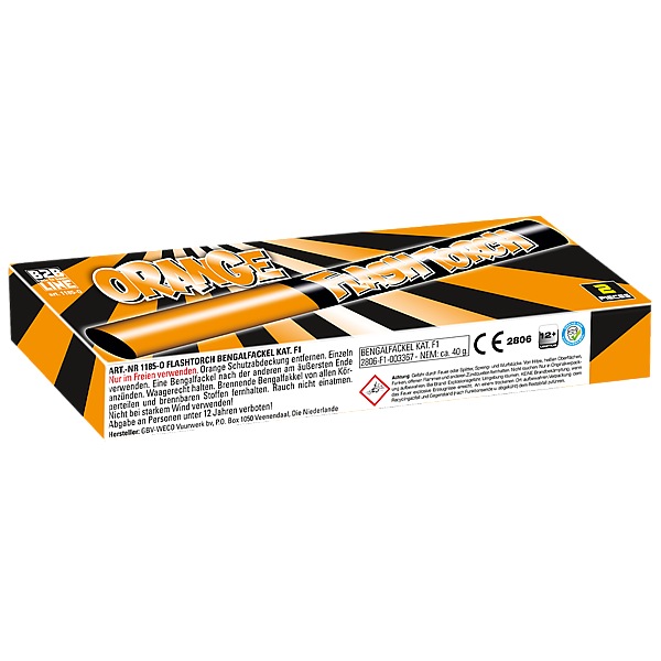 Vuurwerk - Fakkels Oranje 2 oranje flits-fakkels