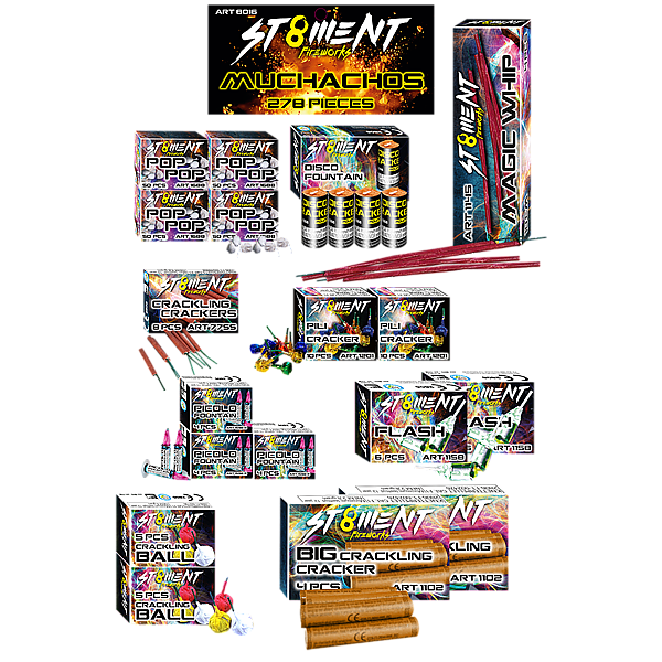 Vuurwerk - Muchachos 278-delig vuurwerkpakket