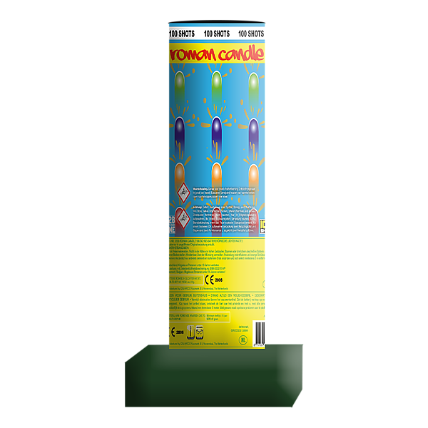 Vuurwerk - Roman Candle 100 shots Romeinse Kaars