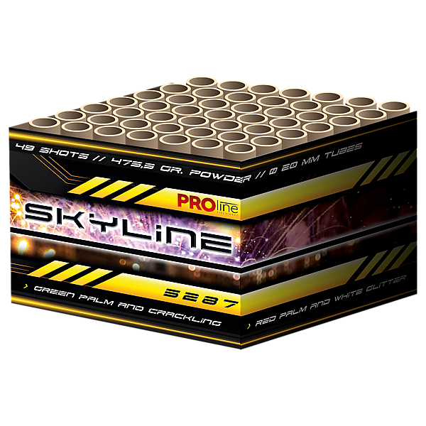 Vuurwerk - Skyline 49 shots 20mm cake