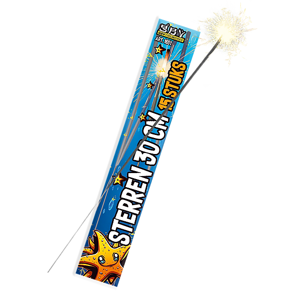 Vuurwerk - Sterretjes 30cm 15 Sterretjes