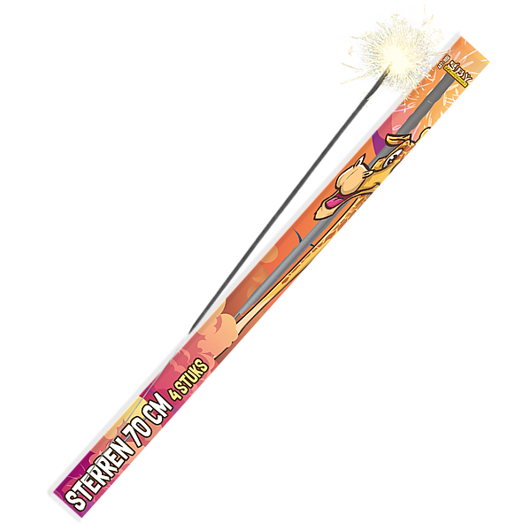 Vuurwerk - Sterretjes 70cm 4 Sterretjes
