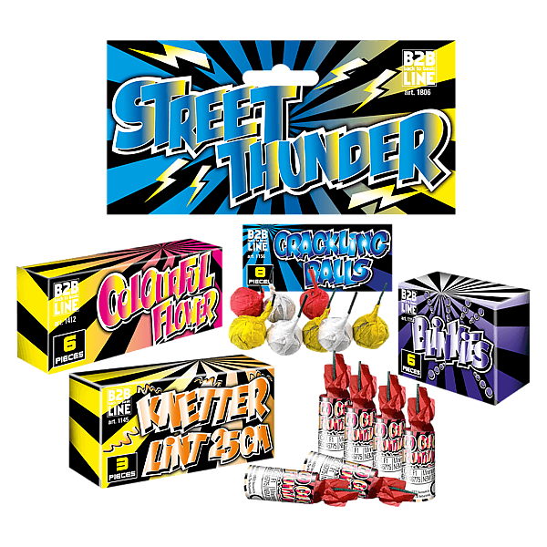 Vuurwerk - Street Thunder vuurwerkpakket