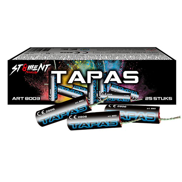 Vuurwerk - Tapas 25 stuks grondbloemen