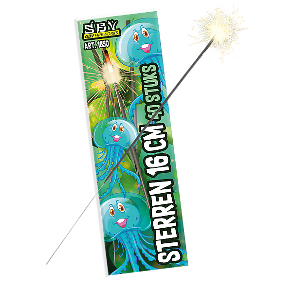 Vuurwerk - Sterretjes 16cm 40 Sterretjes