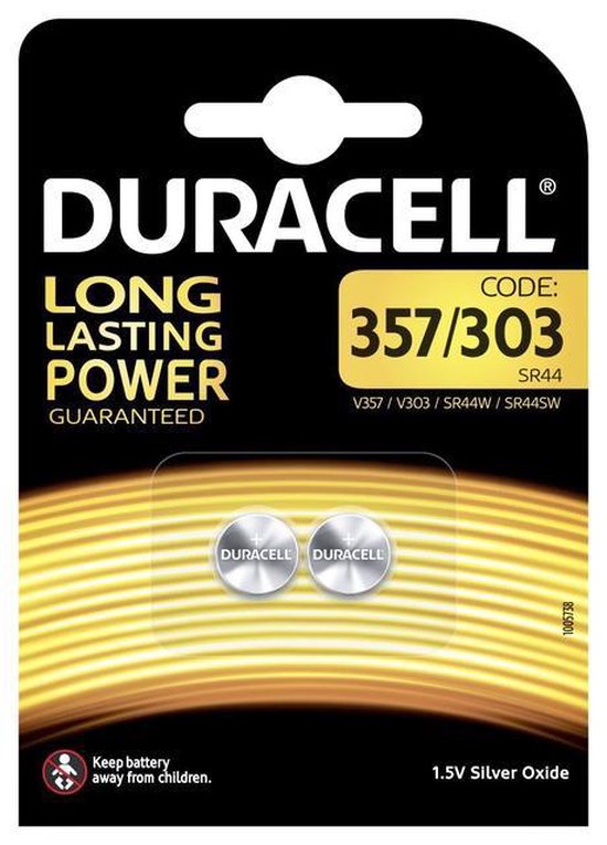 Duracell Uurwerken 357/303 2CT