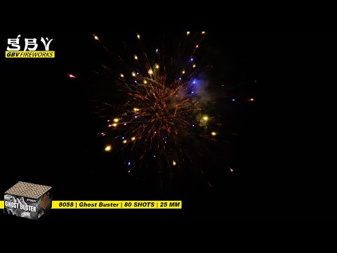 Vuurwerk - Ghostbuster 80 shots 25mm compound