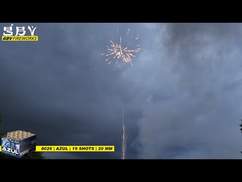 Vuurwerk - Azul 19 shots 20mm cake