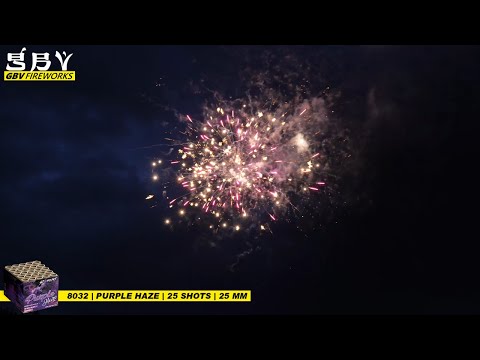 Vuurwerk - Purple Haze 25 shots 25mm cake
