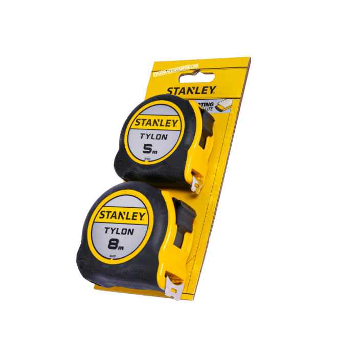 Stanley Tylon rolbandmaatset 5m & 8m – Duurzaam en nauwkeurig