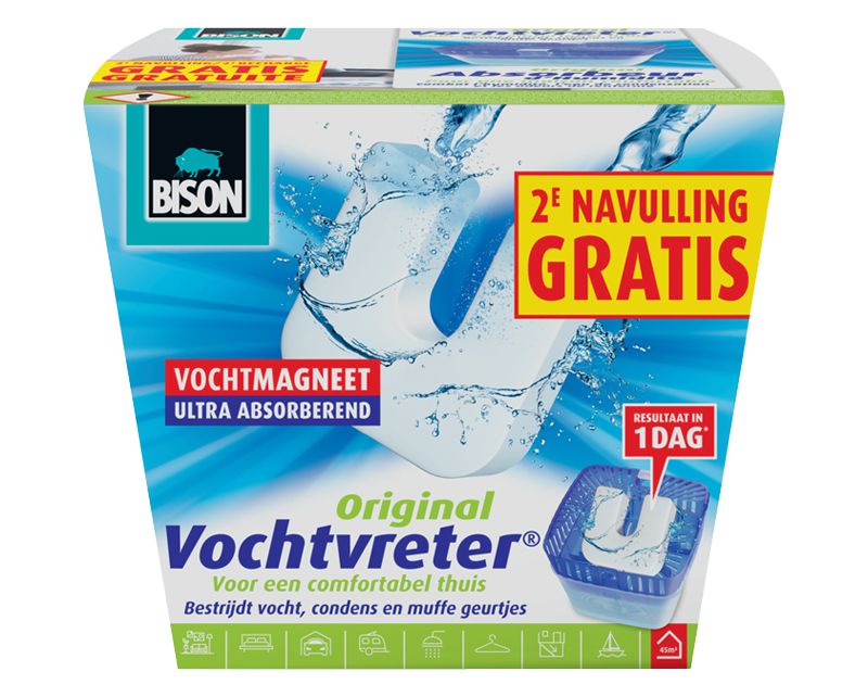 Bison Vochtvreter Magneet + Navul 450GR - Berensen Bouwmarkt B.V.