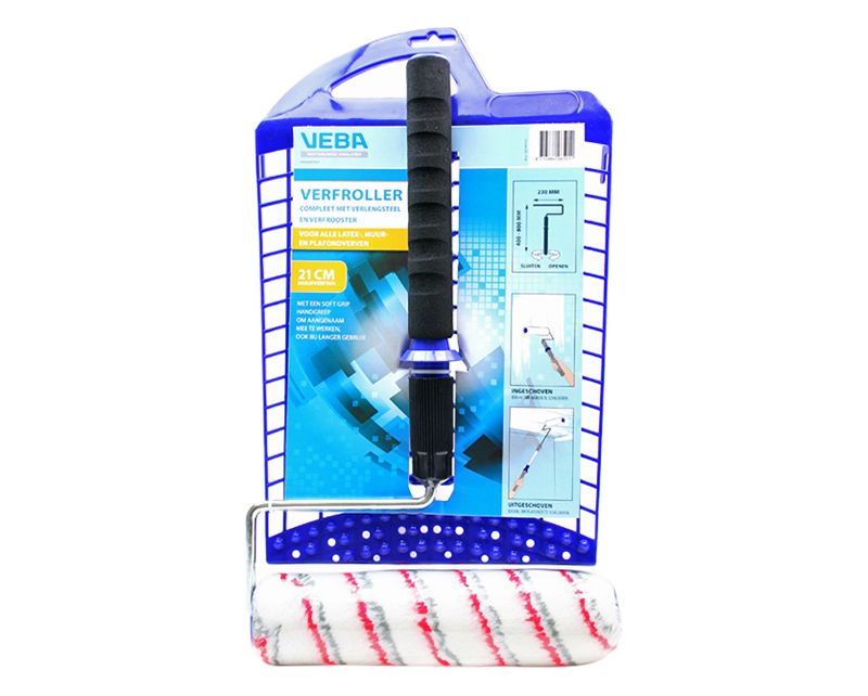 VEBA Verfrol 21CM + verlengsteel - Berensen Bouwmarkt B.V.