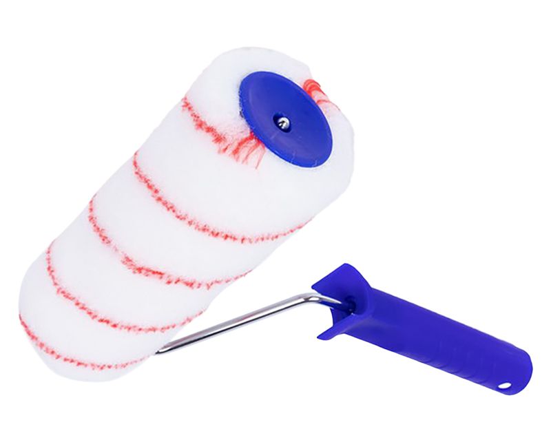 VEBA Verfroller polyamide/nylon 18CM 1 x roodstreep 14MM compleet - Berensen Bouwmarkt B.V.