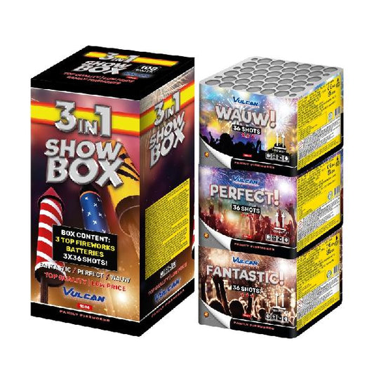Vuurwerk - 3 in 1 Showbox