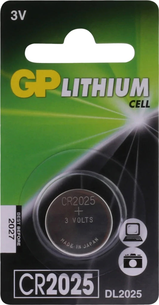 GP CR2025 Lithium knoopcel 3V