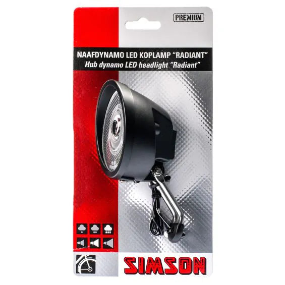 Simson Koplamp naafdynamo Radiant
