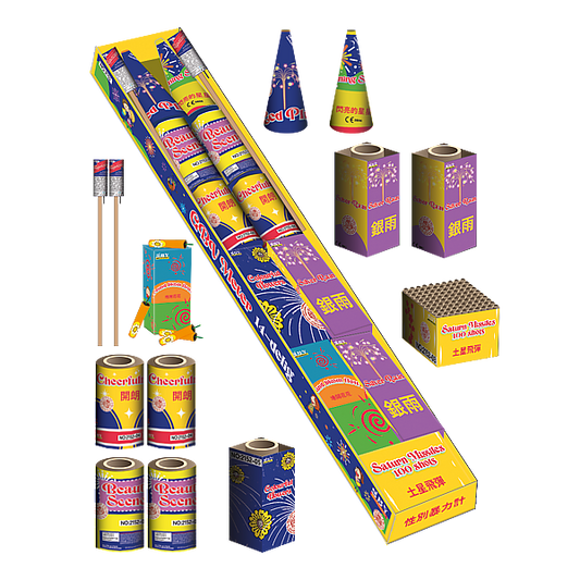 Vuurwerk - GBV Meter vuurwerk meterpakket