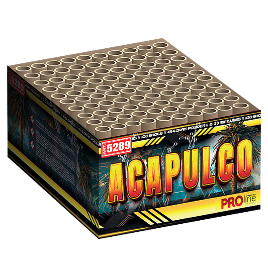 Vuurwerk - Acapulco 100 shots 20mm cake