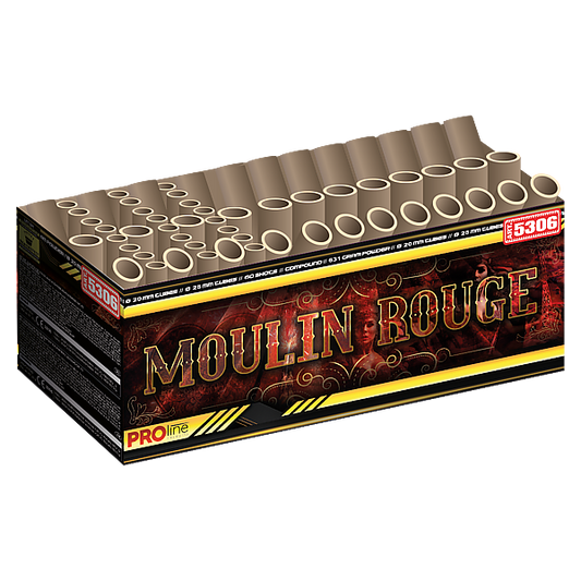 Vuurwerk - Moulin Rouge 60 shots 25m compound
