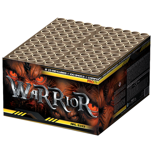 Vuurwerk - Warrior 100 shots 25mm compound