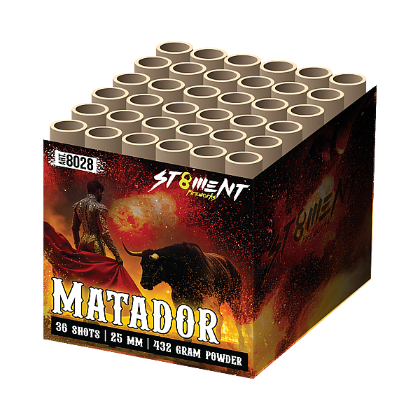 Vuurwerk - Matador 36 shots 25mm cake