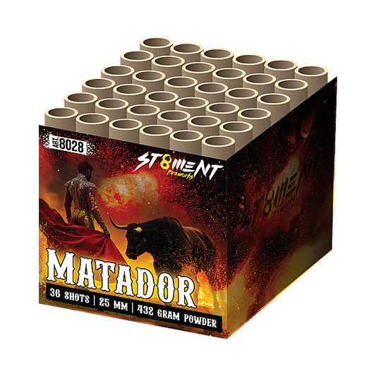 Vuurwerk - Matador 36 shots 25mm cake