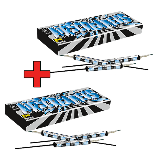 Vuurwerk - Air Screamers 1 + 1 24+24 luchthuilers