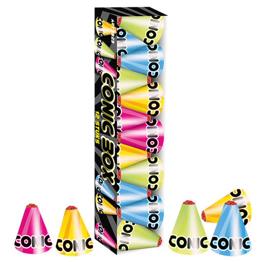 Vuurwerk - Conic Box 12 fonteinen