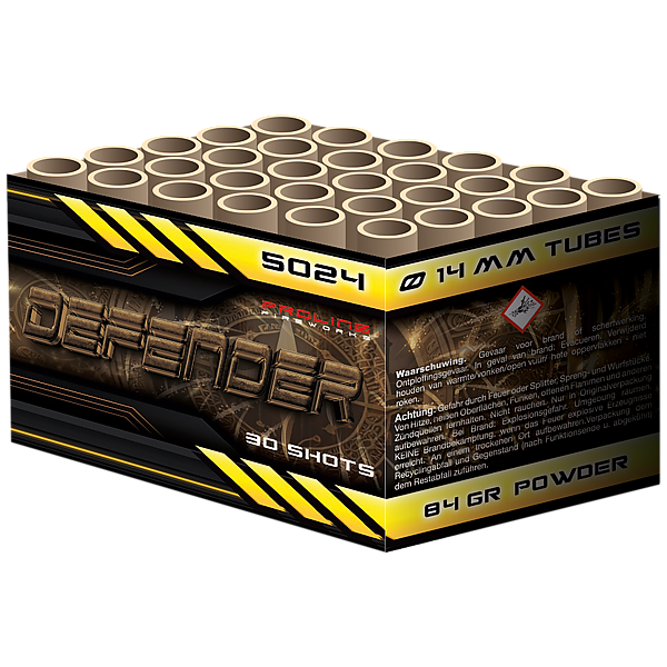 Vuurwerk - Defender 30 shots 14mm cake