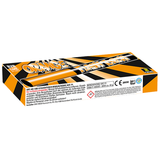 Vuurwerk - Fakkels Oranje 2 oranje flits-fakkels