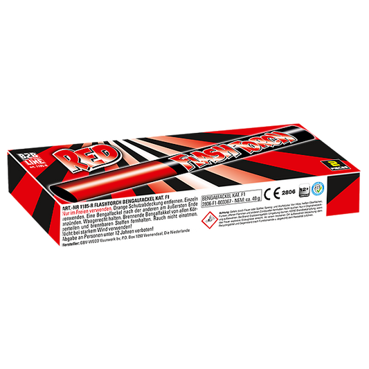 Vuurwerk - Fakkels Rood 2 rode flits-fakkels