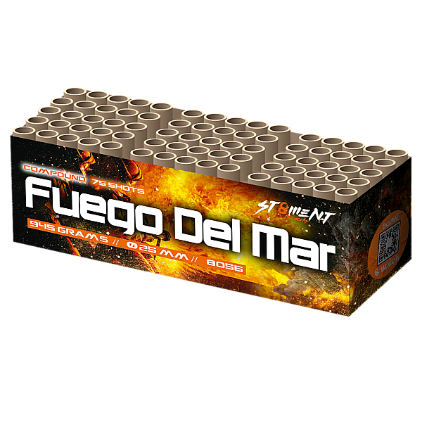 Vuurwerk - Fuego del Mar 75 shots 25mm compound