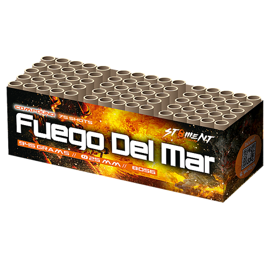 Vuurwerk - Fuego del Mar 75 shots 25mm compound
