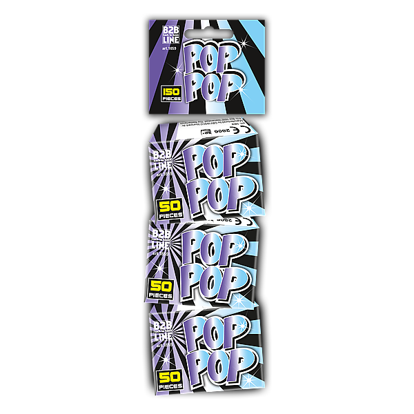 Vuurwerk - Knalerwten 3x 50 Knalerwten
